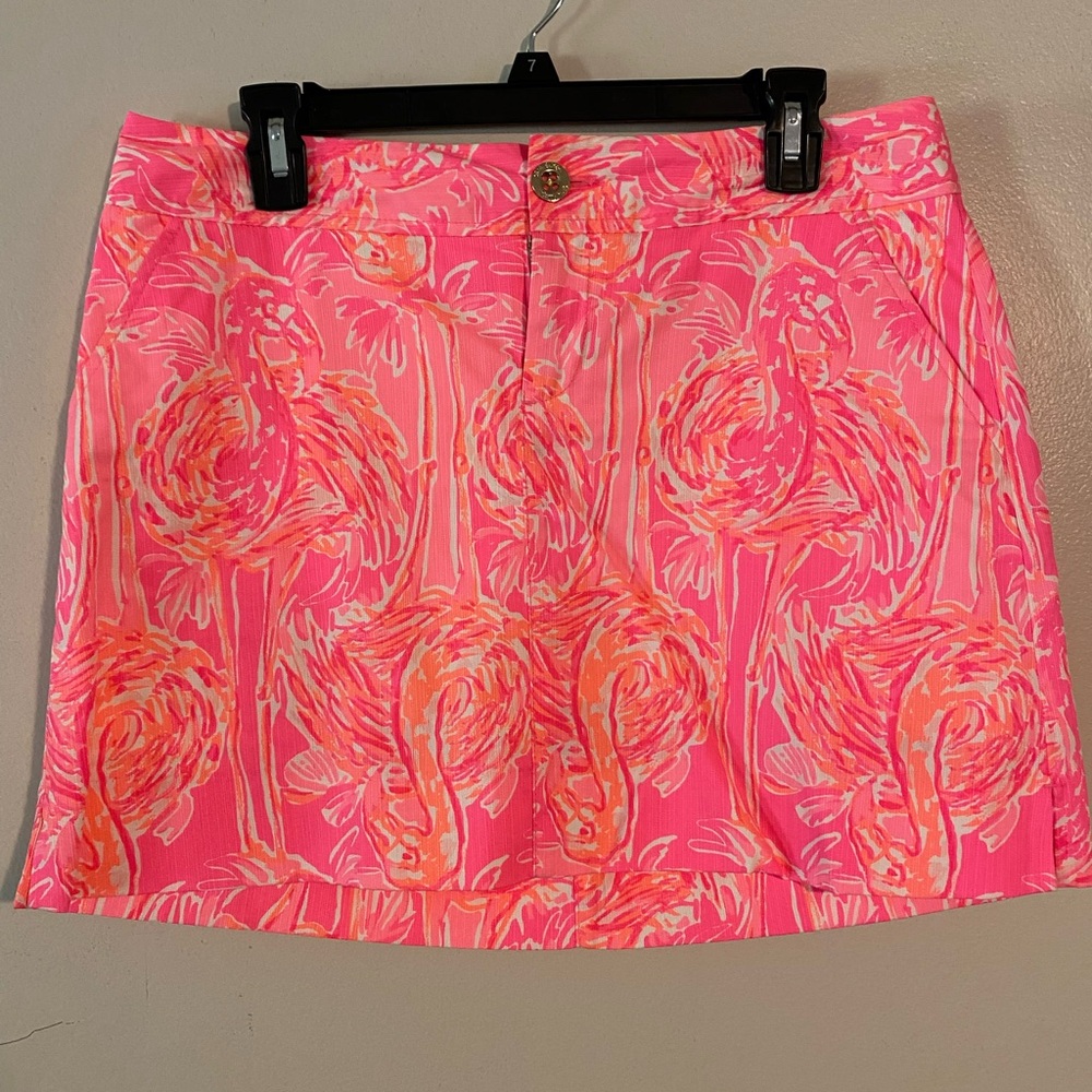 Lilly Pulitzer Pink and Orange Skort Resort Wear